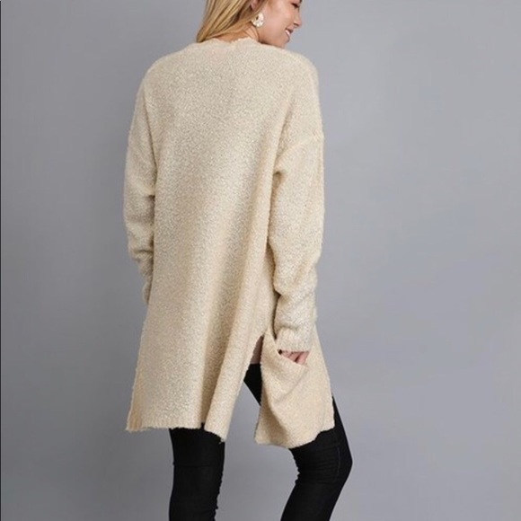 Open Front Pocket Cardigan - Picture 2 of 4